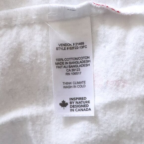 Northern Reflections Women's Sz L White Button Up Cardinal Fleece Pj Nightwear - Picture 12 of 13